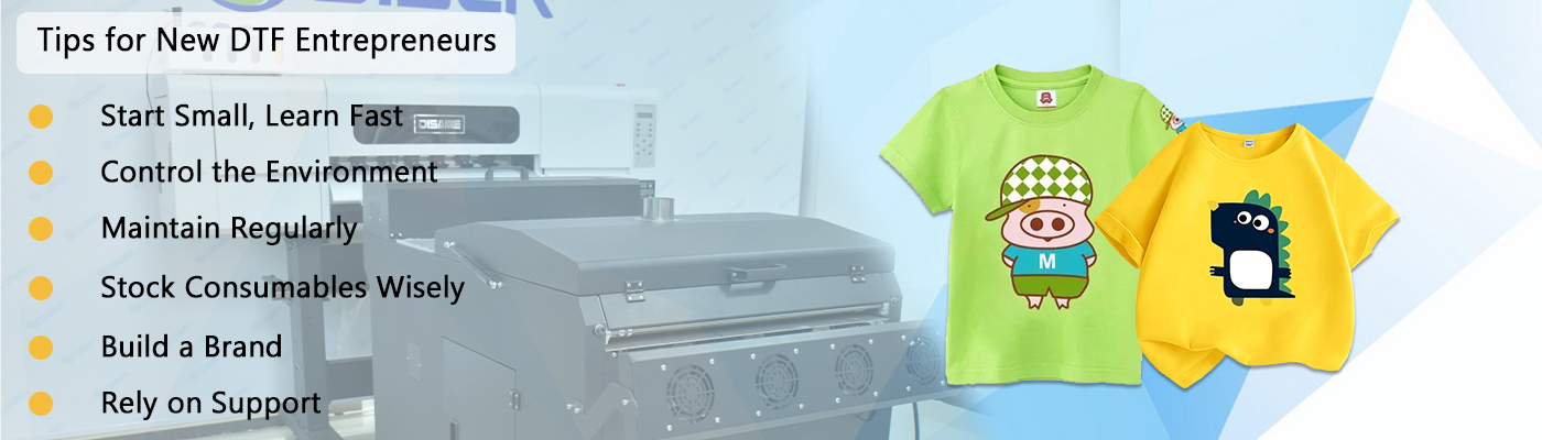 Tipps für neue DTF-Unternehmer