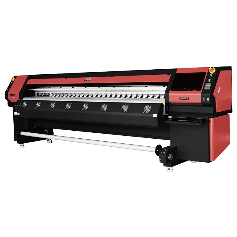 Größeres Format, 3,2 m, I3200 Eco-Lösungsmittel-/Sublimationsdrucker, Tintenstrahl-Etikettendrucker, Rolle-zu-Rolle-Tintenstrahldrucker mit fünf Köpfen