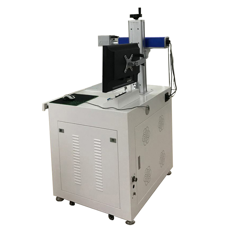 DS-KH001 20W 30W 50W Desktop-Faserlaserbeschriftungsmaschine mit Rotation