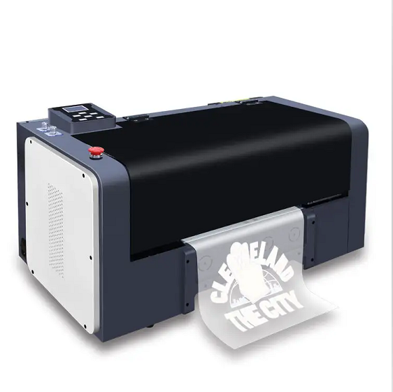 Kleiner, tragbarer automatischer DTF-Mini-Direktdrucker für den Haushalt, A3+, 35 cm breit, mit XP600 L1800 Trocknungspulvermaschine
