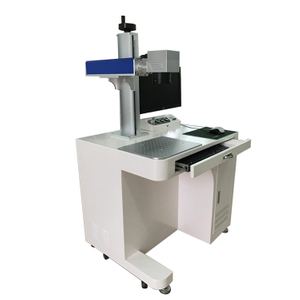 DS-KH001 20W 30W 50W Desktop-Faserlaserbeschriftungsmaschine mit Rotation