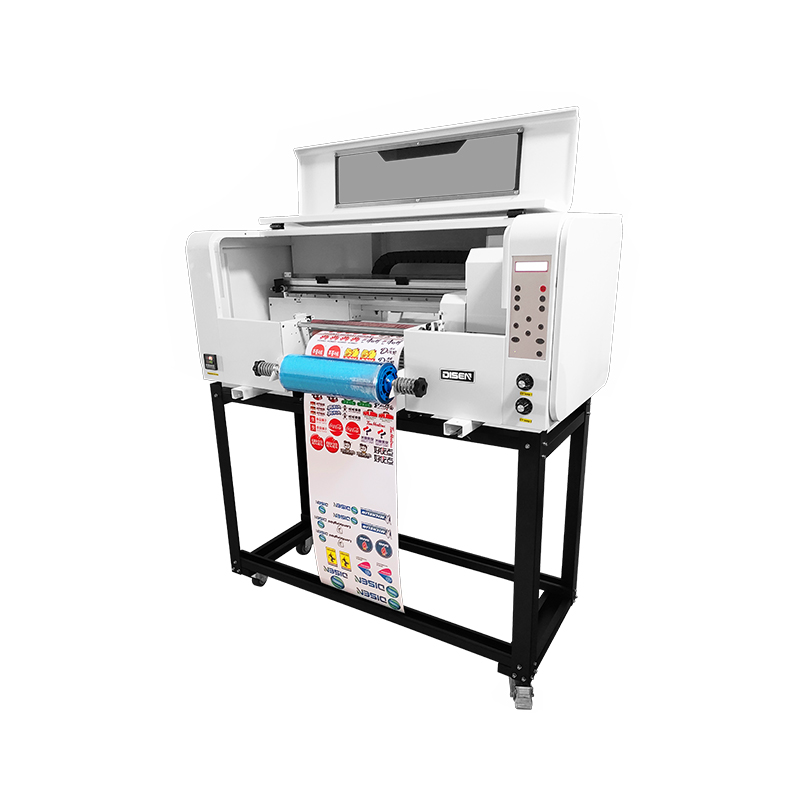 DS-HY300W 30 cm Dtf UV-Filmdrucker 3D A3 Rolle zu Rolle Direkt zum Film Digitaler Inkjet-Flachbett-UV-Drucker für A/B-Film