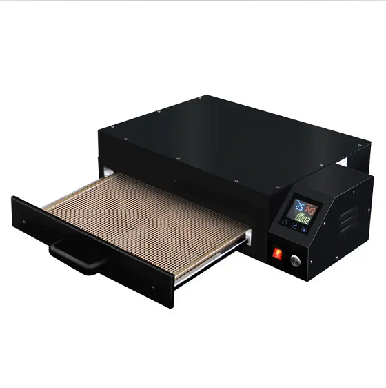 Kleiner, tragbarer automatischer DTF-Mini-Direktdrucker für den Haushalt, A3+, 35 cm breit, mit XP600 L1800 Trocknungspulvermaschine