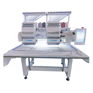 DS-J1502 Chenille-Netzwerkkonnektivität Zweikopf-Stickmaschine für Mützen