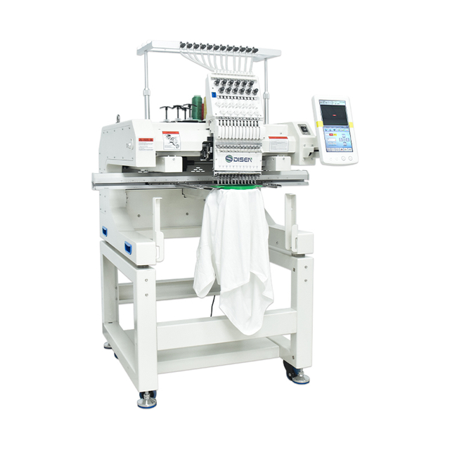 Computergesteuerte Stickmaschine, 500 x 800 mm, T-Shirt-Stickerei, 12/15 Nadeln