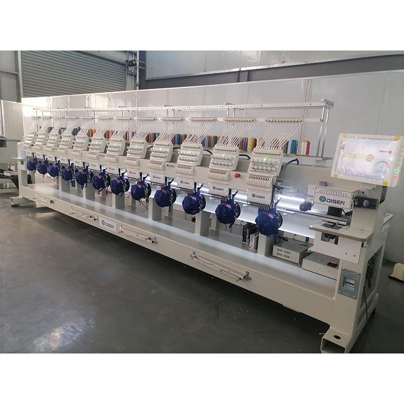 Großhandel professionelle 12 Köpfe Multifunktionsstickmaschine