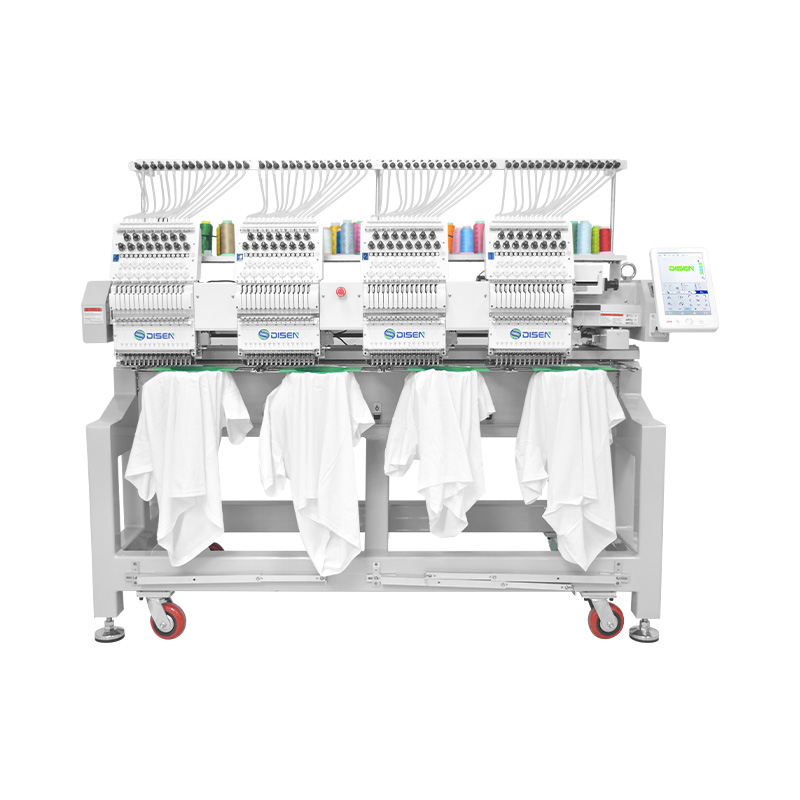 DS-1504 Computer Stickmaschine 4 Köpfe T-Shirt Hut Stickerei
