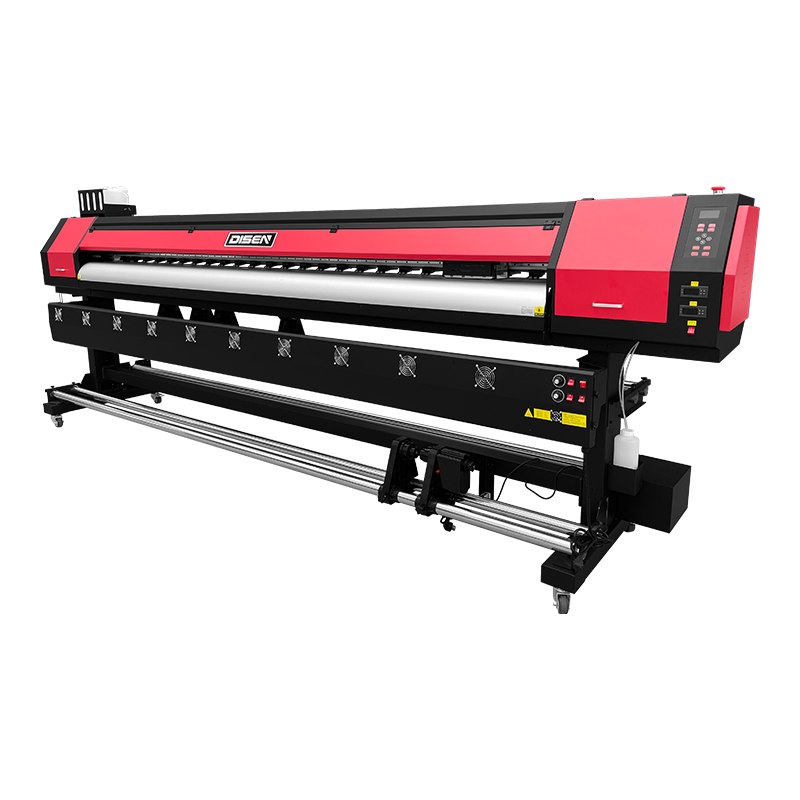 DS-MC2502P Digitale Inkjet-PVC-Vinyl-Flaggen-Tapetendruckmaschine 2,5 m großer Eco-Solvent-Großformatdrucker