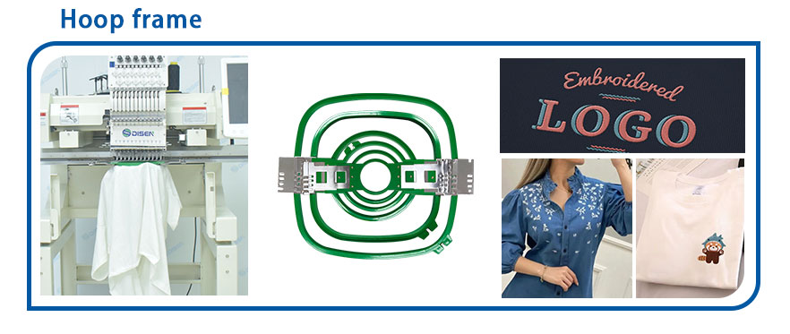 Einkopf-Stickmaschine, T-Shirt-Stickerei, 