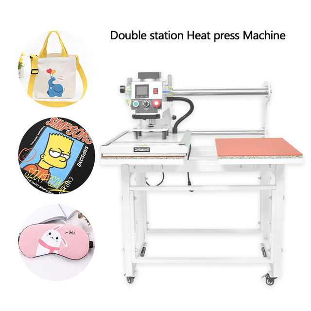 40*60CM Professionelle Wärmeübertragungsmaschine Automatische pneumatische Transferpresse