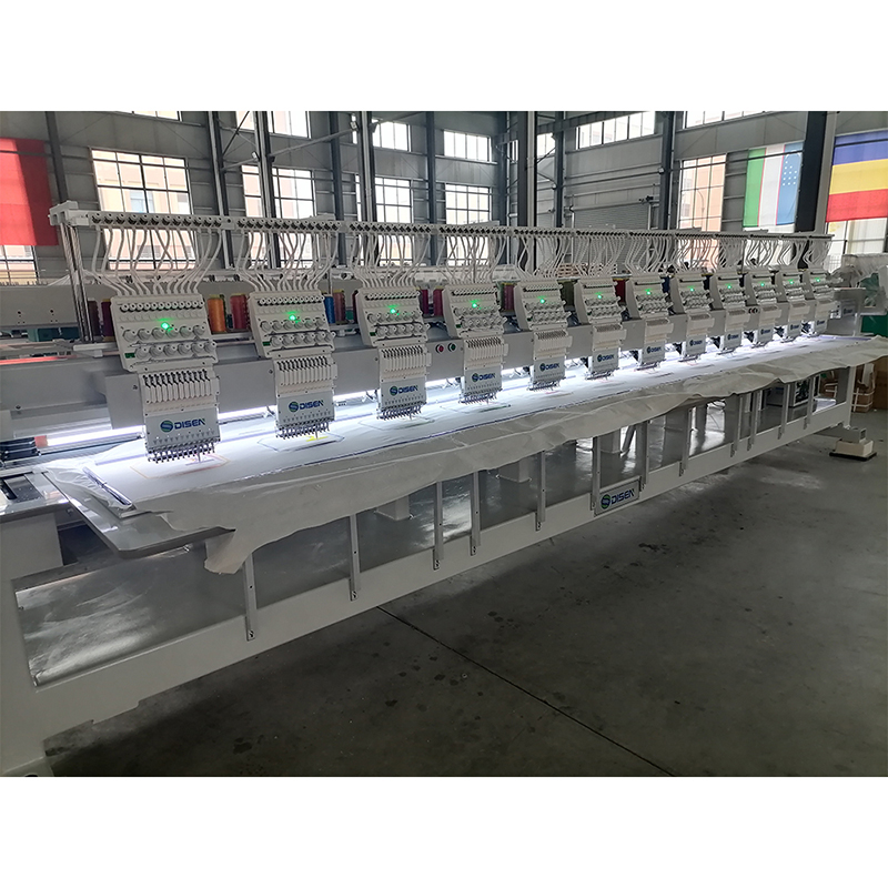 Großhandel professionelle 12 Köpfe Multifunktionsstickmaschine