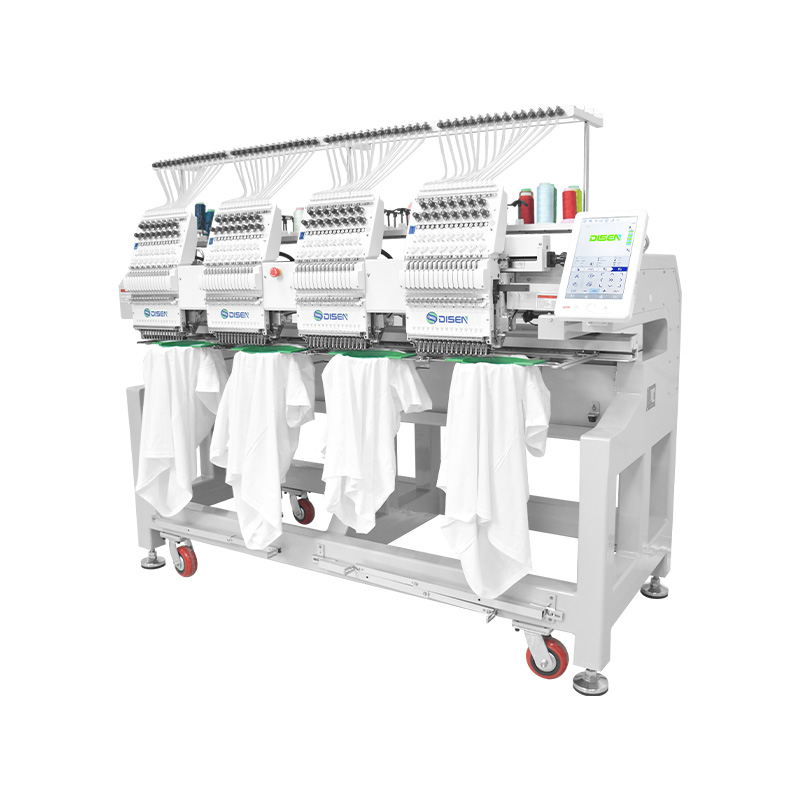 DS-1504 Computer Stickmaschine 4 Köpfe T-Shirt Hut Stickerei