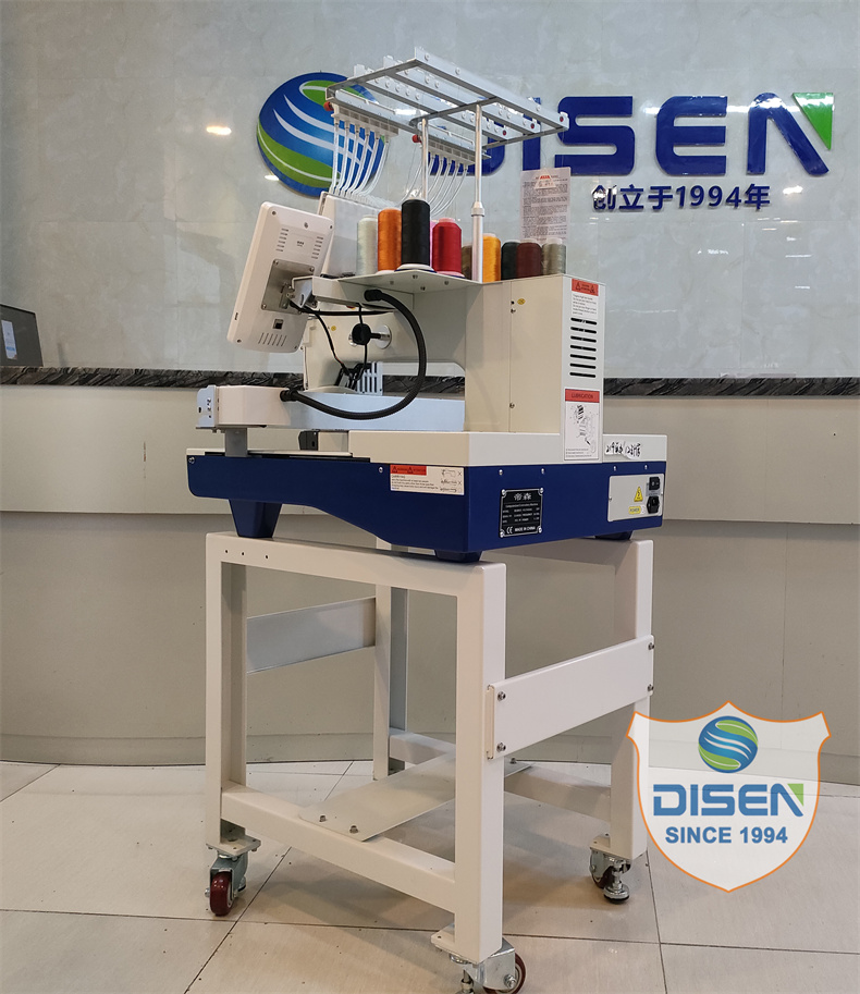 DS-W1201 Automatisierte Etiketten-Einzelkopf-Stickmaschine für China-Fabrik