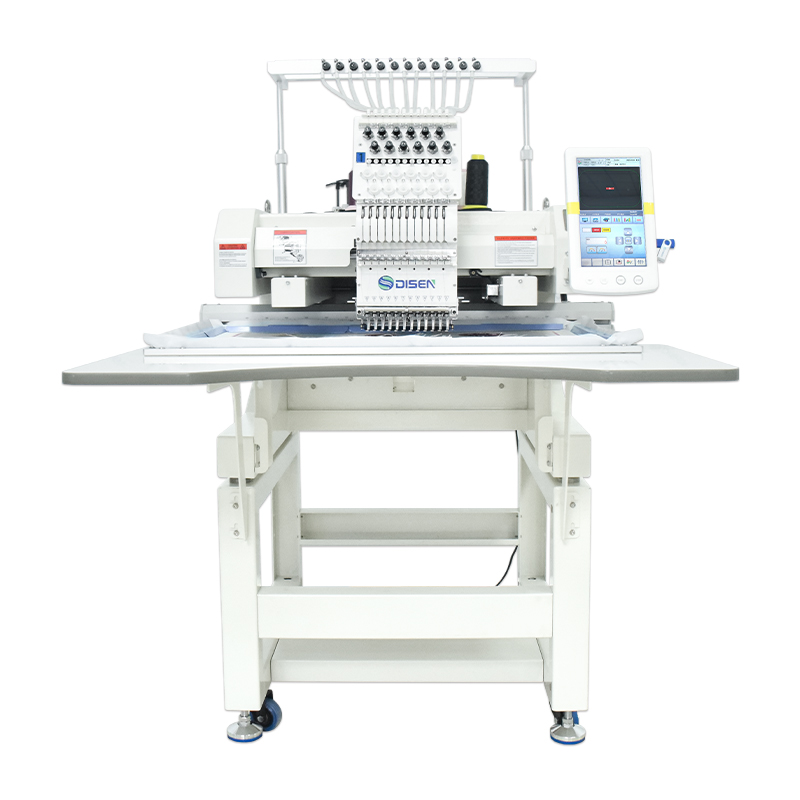 Computergesteuerte Stickmaschine, 500 x 800 mm, T-Shirt-Stickerei, 12/15 Nadeln