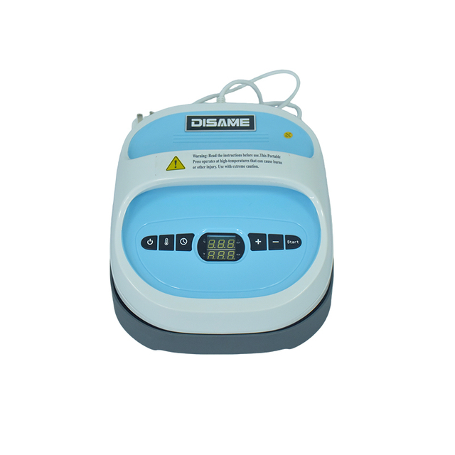 Handgehaltene Sublimations-Heißpressmaschine mit Mini-Wärmeübertragung auf Sicherheitsbasis für T-Shirts