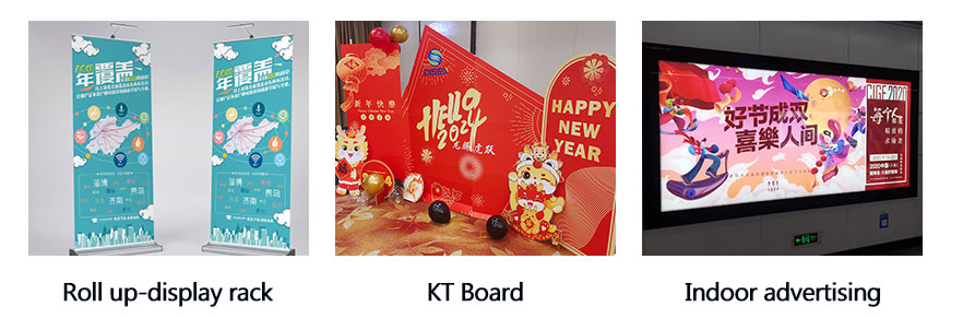 -Roll-Up-Display-Rack, KT-Board, Innenwerbung 