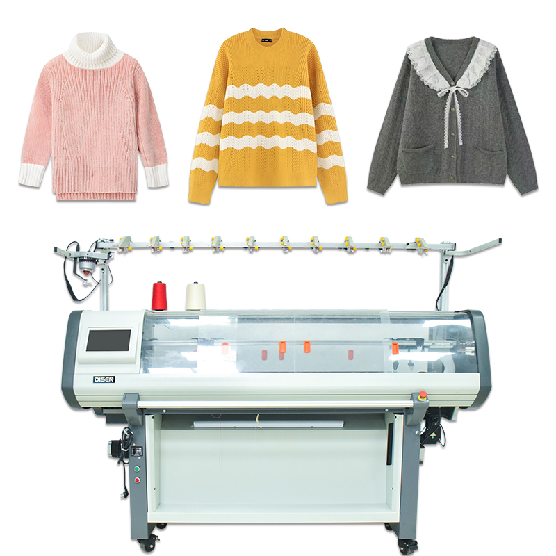 Computergestützte 52 -Zoll -12G -Flachstrickmaschine mit einem System