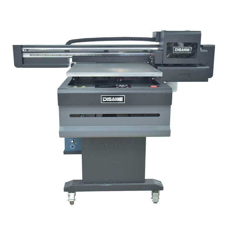 6090 UV-Flachbettdrucker mit visueller Positionierung für Acryl, Metall, Glas und Kunststoff