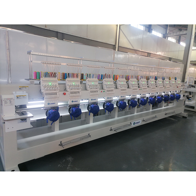 Großhandel professionelle 12 Köpfe Multifunktionsstickmaschine