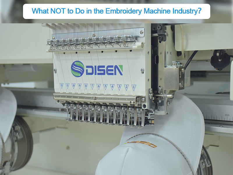Was nicht in der Stickmaschinenindustrie zu tun ist？