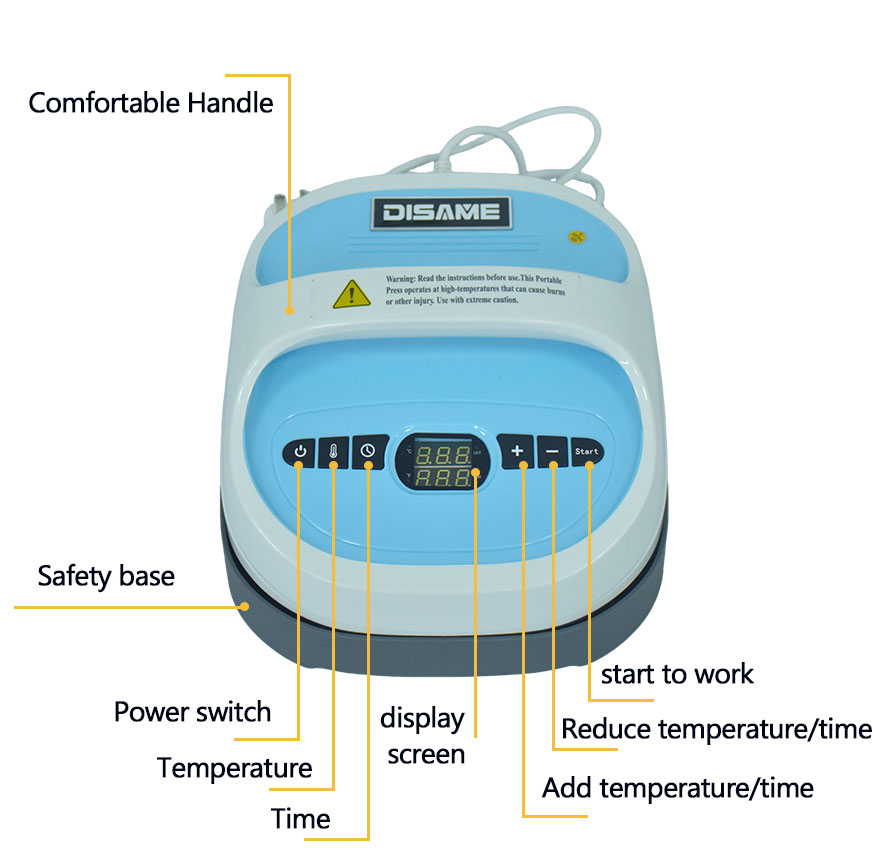 Heat-Press-Maschine-Detail-Anzeige 