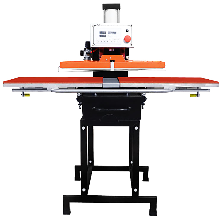 DS-7A 40*60 cm Automatische pneumatische Doppelstation Sublimationshitzepressemaschine T-Shirt Wärmeübertragungsdruckmaschinen