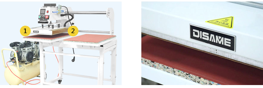 Arbeitsplattform mit zwei Stationen