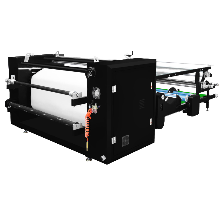 DS-26B 1,7x420 1700mm Walze Sublimationspapier Rolle zu Rolle Wärmeübertragungsdruck Stoff Textilschneidestücke Stoff Automatische Wärmepressmaschine