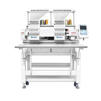 Doppelkopf -Stickmaschine mit 12 nadeln computergesteuerten Stickmaschine