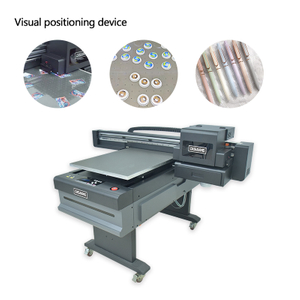 6090 UV-Flachbettdrucker mit visueller Positionierung für Acryl, Metall, Glas und Kunststoff