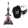 Logo-Heißpressmaschine Hochwertige 8 * 15 cm Sublimationstransfermaschine für Mützen