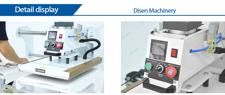 Hei&szlig;pressmaschine mit Modusumstellung