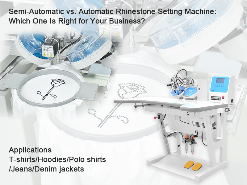 Halbautomatische vs. automatische Strass-Setzmaschine: Welche ist die richtige für Ihr Unternehmen?