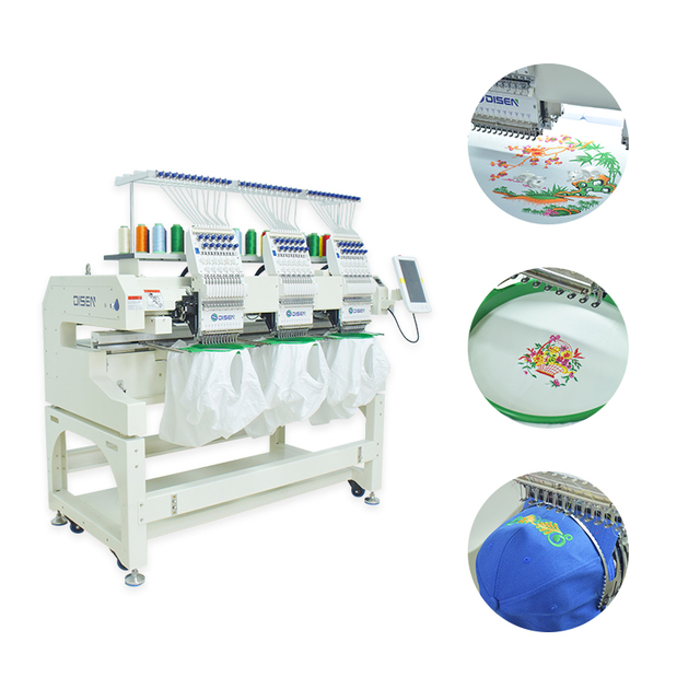 DS-J1203 Drei Köpfe 12 Nadeln Stickmaschine